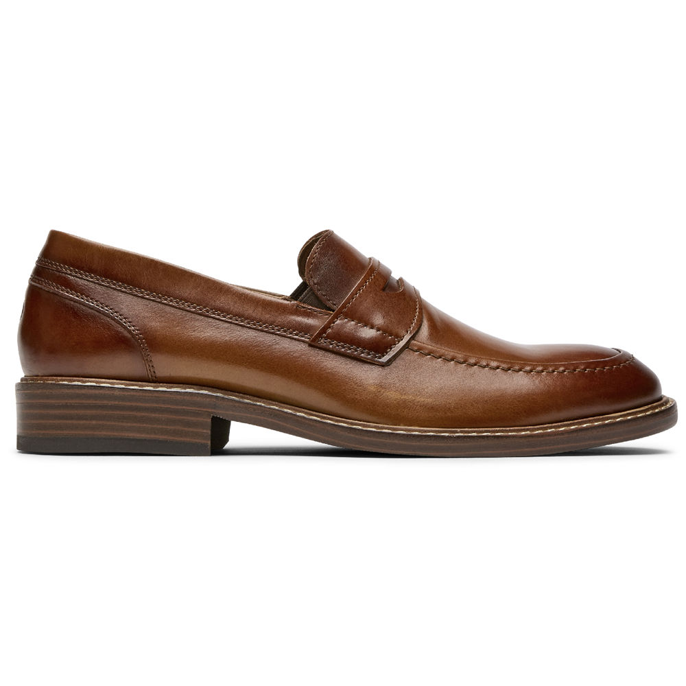 Rockport Loafers Herre Brune - Kenton Penny - HKZS76318